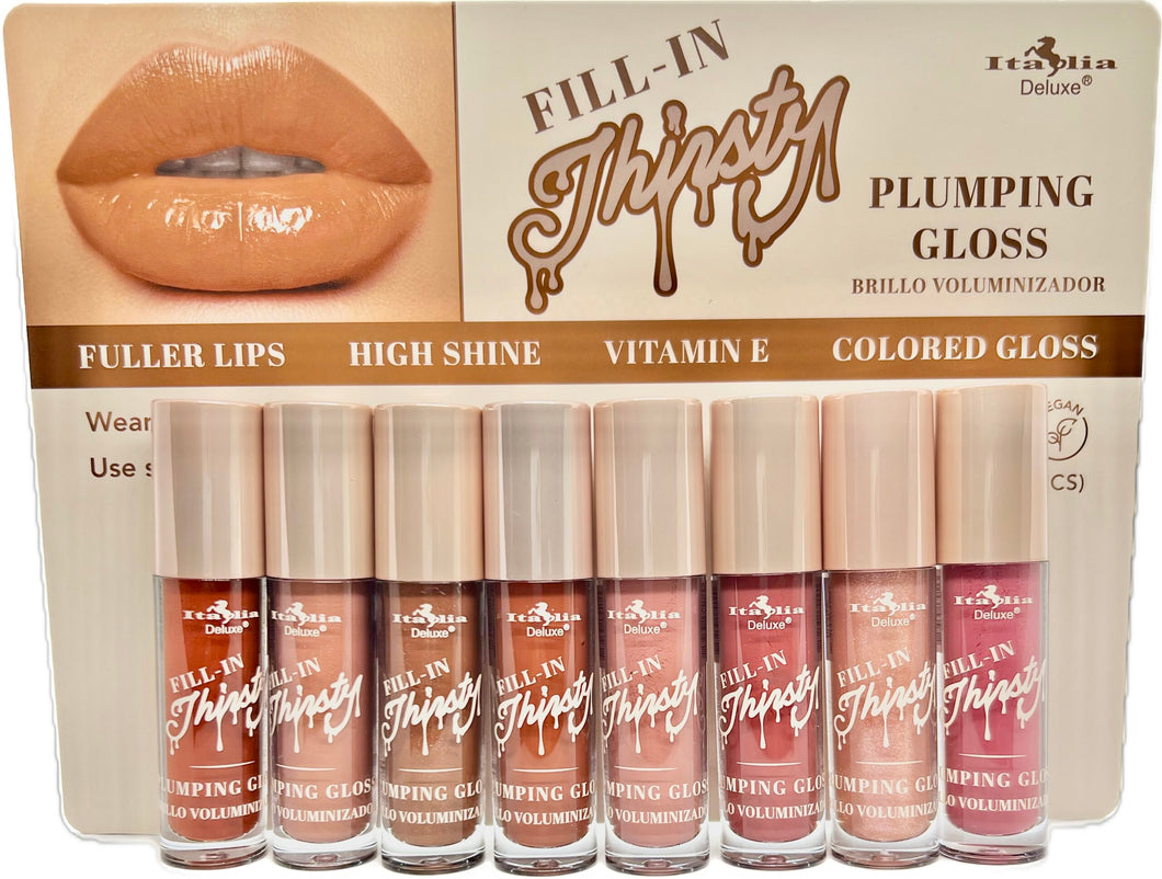 COLECCIÓN Fill-In Thirsty Colored Plumping Gloss- ITALIA DELUXE