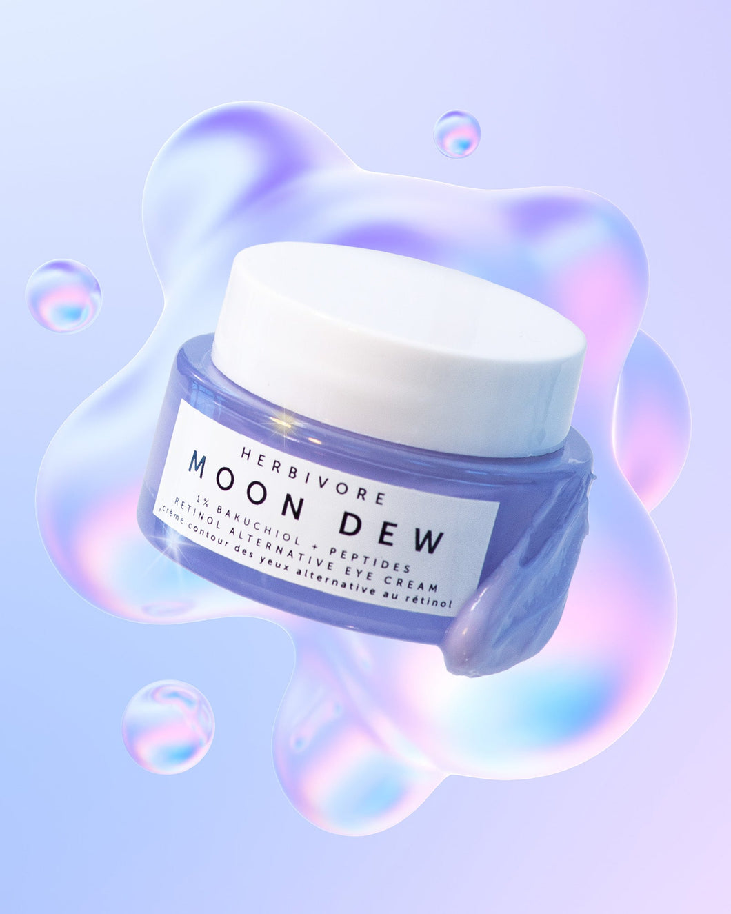 moon dew 1% bakuchiol + peptides retinol eye cream- HERBIVORE