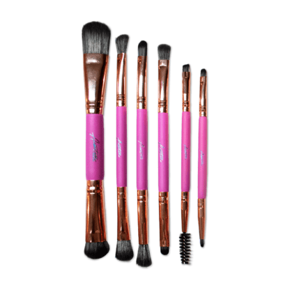 BEAUTY ON THE GO! Duo Brush Set- Bronzed Pink- Arantza Cosmetics