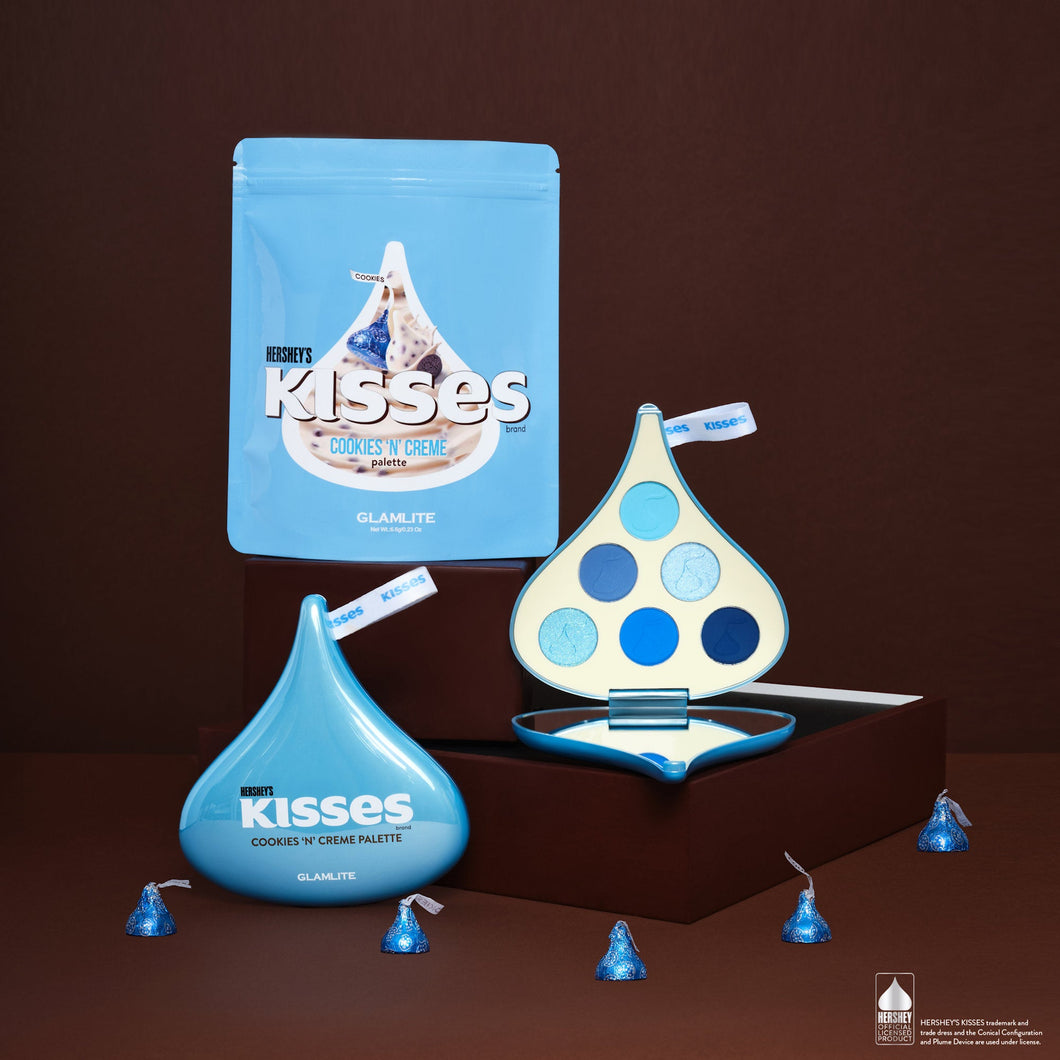 HERSHEY'S KISSES X GLAMLITE - COOKIES ‘N’ CREME PALETTE