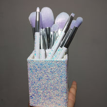 Cargar imagen en el visor de la galería, 8 Pieces Sparkle Brush Set With Holder (White)
