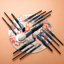 Cargar imagen en el visor de la galería, Splendid Series-15 PCS Classic Makeup Brush Set BLUE
